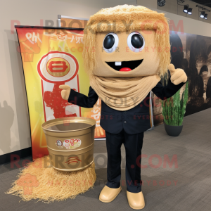 Tan Ramen mascotte kostuum...