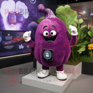 Postava maskota Purple Beet...