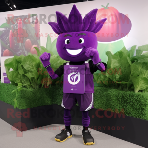 Purple Beet maskot kostyme...