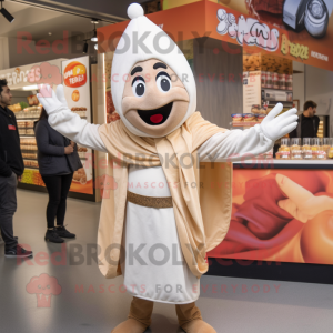 Beige Tikka Masala mascotte...