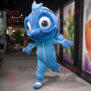 Blue Goldfish mascotte...