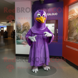 Purple Gull maskot drakt...