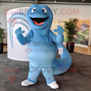 Sky Blue Titanoboa mascotte...