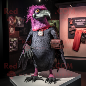 Magenta Crow mascotte...