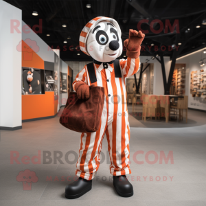 Rust Mime maskot kostume...