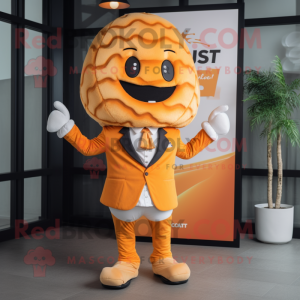 Orange Croissant mascotte...