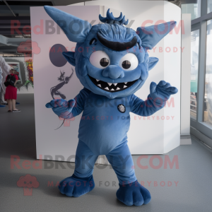 Navy Demon mascotte kostuum...