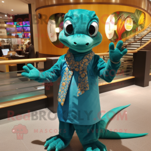 Teal Geckos mascotte...