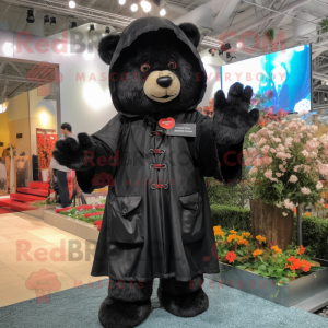 Black Teddy Bear mascotte...
