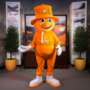 Orange Candy Box mascotte...