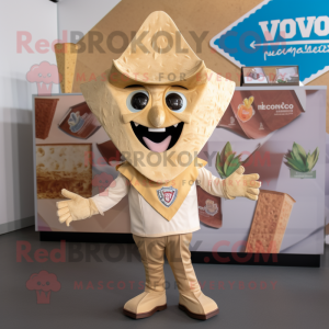 Beige Nachos mascotte...