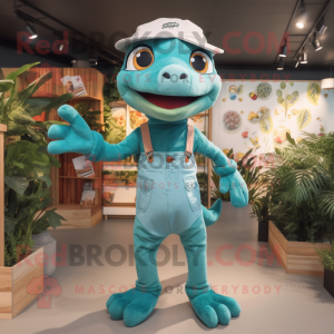 Teal Geckos mascotte...