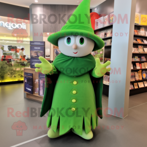 Olive Wizard maskot kostume...