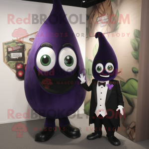  Aubergine maskot drakt...