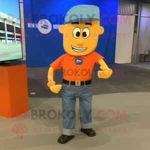 Postava maskota Orange...