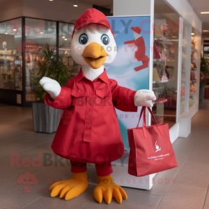 Red Gosling Maskottchen...