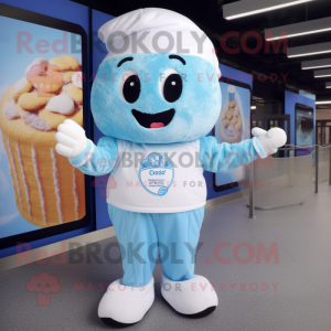 Sky Blue Ice Cream maskot...