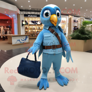 Sky Blue Falcon mascotte...