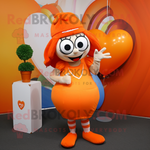 Orange Heart mascotte...