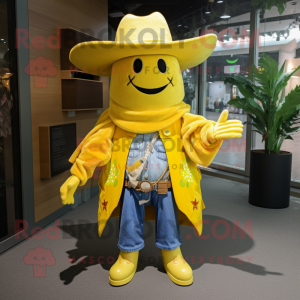 Citrongul Cowboy maskot...