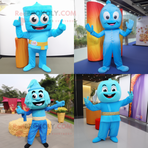 Sky Blue Pad Thai mascotte...