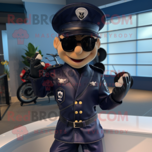 Navy Heart maskot kostume...