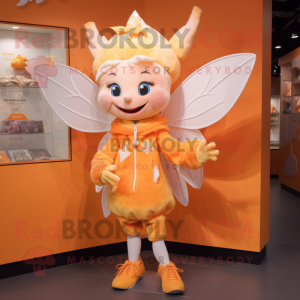 Orange Tooth Fairy maskot...