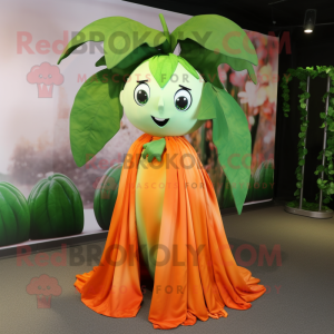 Orange Beanstalk maskot...