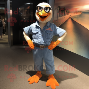 Orange Gull mascotte...