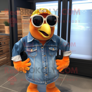 Orange Gull maskot...