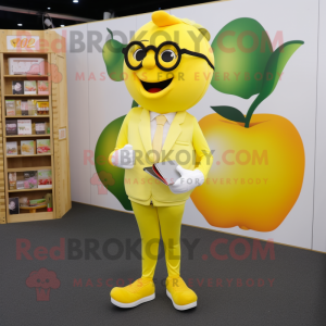 Lemon Yellow Apple mascotte...