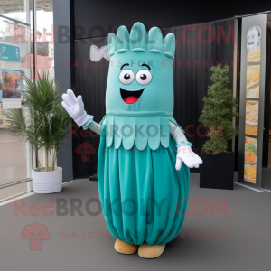 Teal frietjes mascotte...