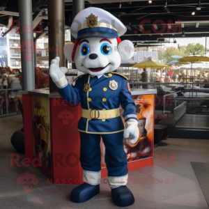 Navy-Feuerwehr Maskottchen...