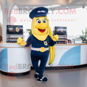 Postava maskota Navy Banana...