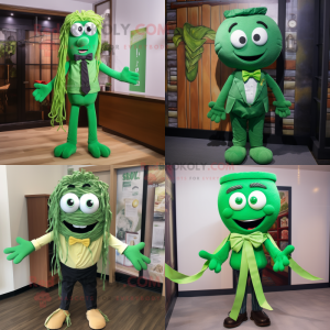 Groene Spaghetti mascotte...