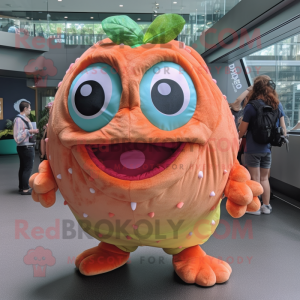 Peach Piranha maskot kostym...