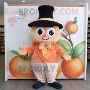 Peach Magician maskot drakt...