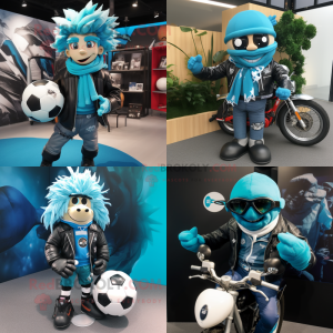 Cyan Rugby bal mascotte...