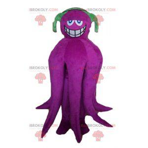 Onschuld Tranen Zeep Reusachtige paarse octopus mascotte met Besnoeiing L (175-180 cm)