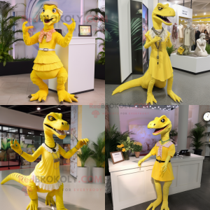 Zitronengelber Velociraptor...