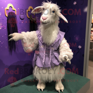 Lavendel angora geit maskot...