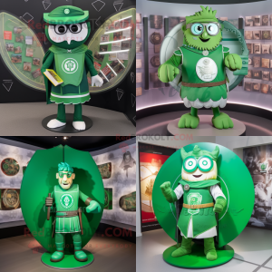 Personagem de mascote Green...