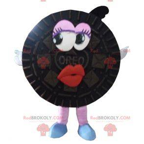 Oreo maskot rund sort kage - Redbrokoly.com