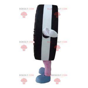 Oreo maskot rund sort kage - Redbrokoly.com