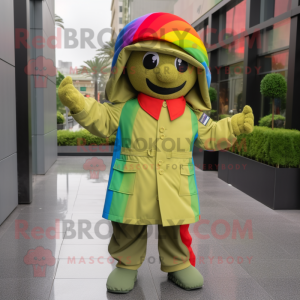 Olive Rainbow maskot...
