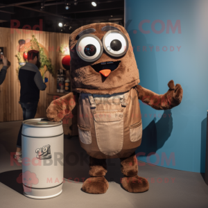 Brown Soda Can mascotte...