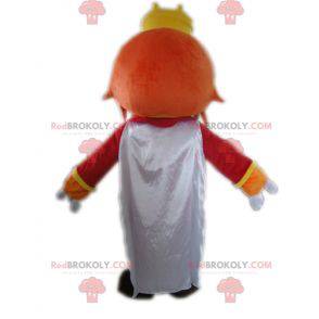 King mascot with a crown and a clown nose - Redbrokoly.com