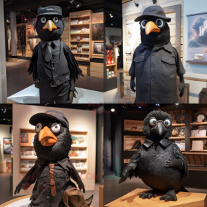 Black Bird mascotte kostuum...