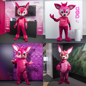 Magenta ree mascotte...