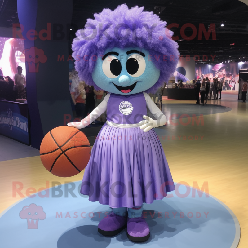 Personaje de disfraz de mascota Magenta Basketball Ball vestido con una  chaqueta de cuero y anillos - Disfraces de mascotas -  Tamaño  L (175-180 CM)